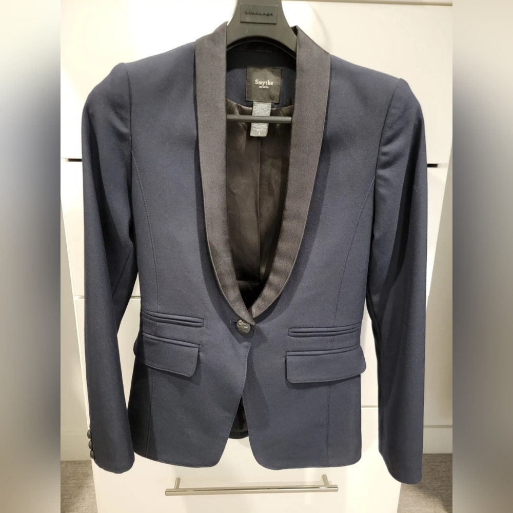 Smythe Blazer Tuxedo Navy Blue  Size 4